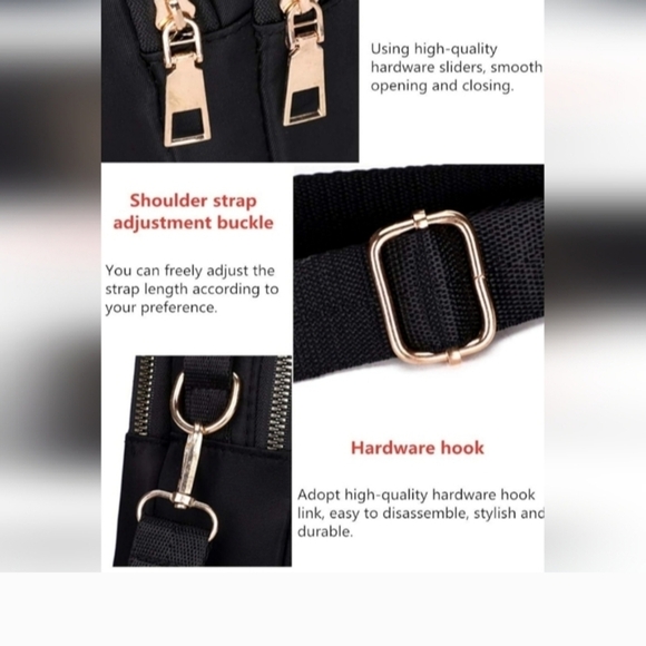 Elegant Black Women's Bag - Picture 5 of 6